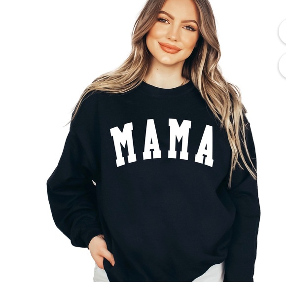 Mama Tops - Mama - Proud Mom Unisex Crewneck Sweatshirt